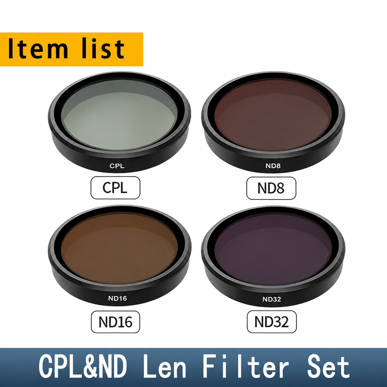 Gambar produk YOFO Lens Camera Filter CPL ND8 ND16 ND32 for DJI Action 5 Pro - KFD10 - 5
