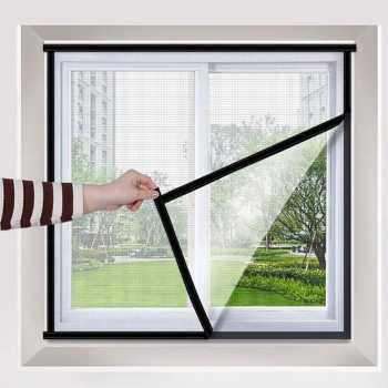 Gambar produk TaffHOME Kasa Nyamuk Jaring Jendela DIY Mosquito Net Mesh Velcro - AW20