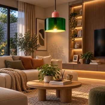 Gambar produk PHYVAL Lampu Gantung Hias Vintage Pendant Light Glass Warm White E27 - BB20 - 3