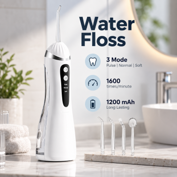 DLSOTE Water Flosser Dental Oral Irrigator Pembersih Gigi 200ml - WF-10