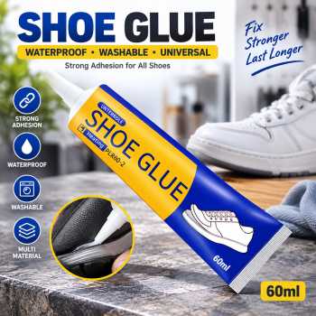 Lalue Lem Sepatu Waterproof Sneakers Leather Shoe Glue Universal 60ml - T-35G