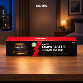 Gambar produk TaffLED Lampu Meja Belajar LED 3 Color 3500-6000K 12W - FX310 - Kemasan
