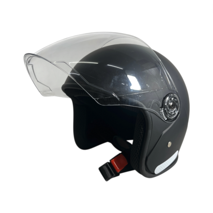Gambar produk Heabety Helm Sepeda Half Face Sport Anti Fog Visor Helmet - A560 - 2
