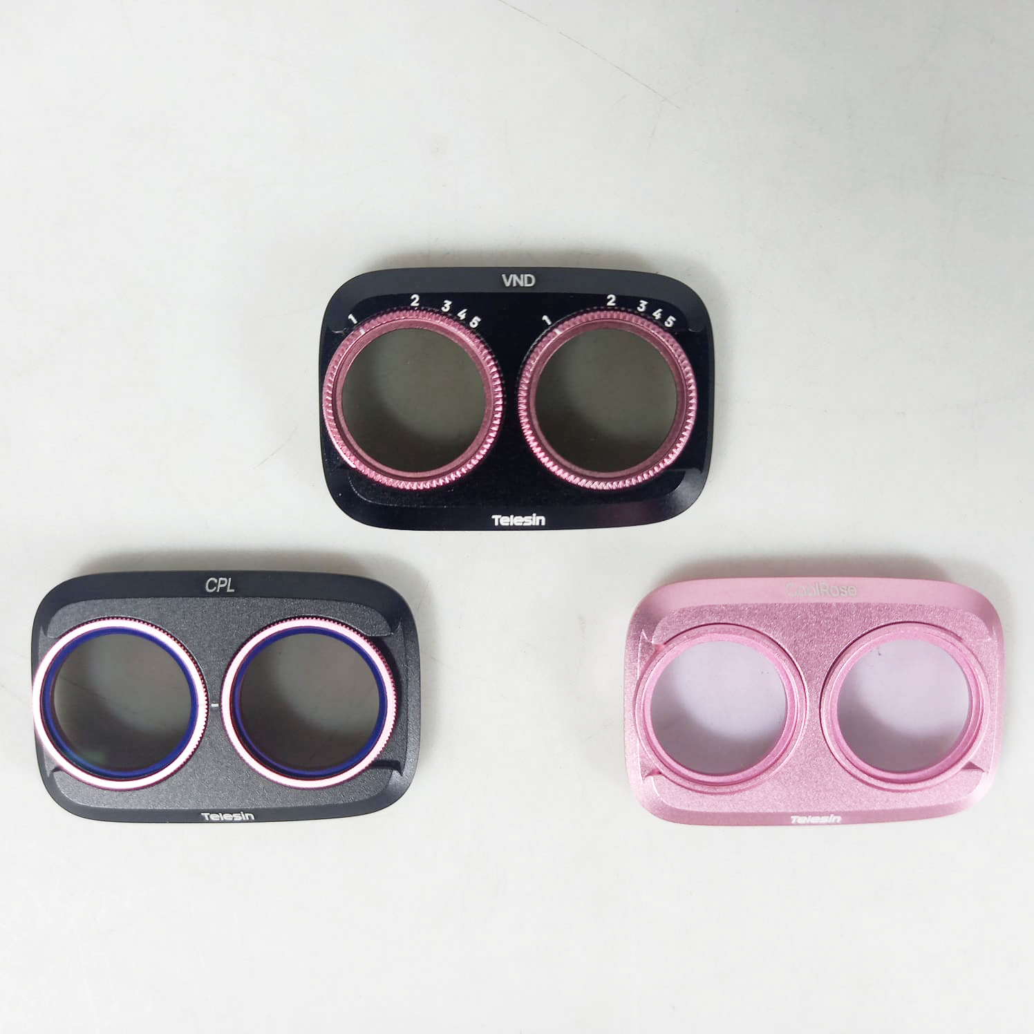 Gambar produk TELESIN Lens Camera Filter DJI Osmo Pocket 4 Pro CPL VND Cool Rose - S5-FLT-86-TDJ - 1