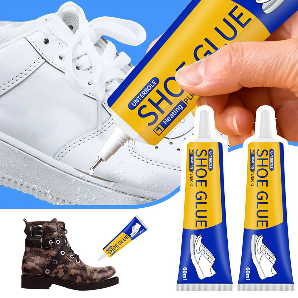 Gambar produk Lalue Lem Sepatu Waterproof Sneakers Leather Shoe Glue Universal 60ml - T-35G - 4