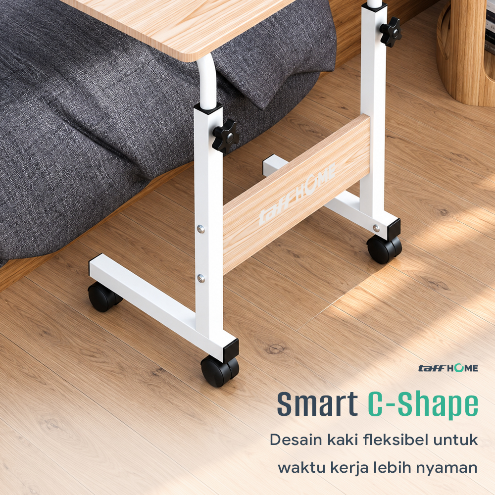 Gambar produk TaffHOME Meja Laptop Adjustable Portable Working Desk 60x40cm - ND02 - 3