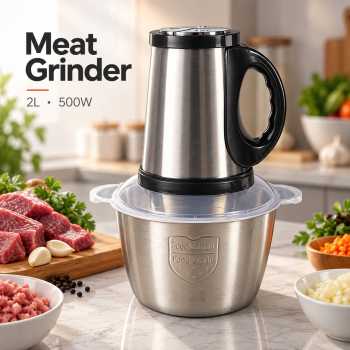 Gambar produk Envo Food Processor Penggiling Daging Meat Grinder 4 Leaf 2L 500W - JJ-1970