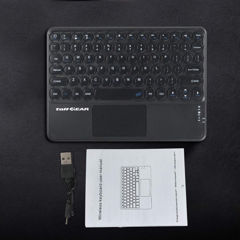 Gambar produk TaffGEAR Keyboard Wireless Mini Bluetooth 3.0 Touchpad Silent Click - GD433 - 5