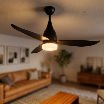 Gambar produk SOVE Kipas Angin Gantung Plafon Ceiling Fan LED 3 Color 52 Inch - TV-3 - 2