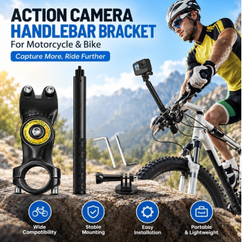 SZK Bracket Handlebar Monopod Kamera Aksi Sepeda Bike Motorcycle - XTGP02