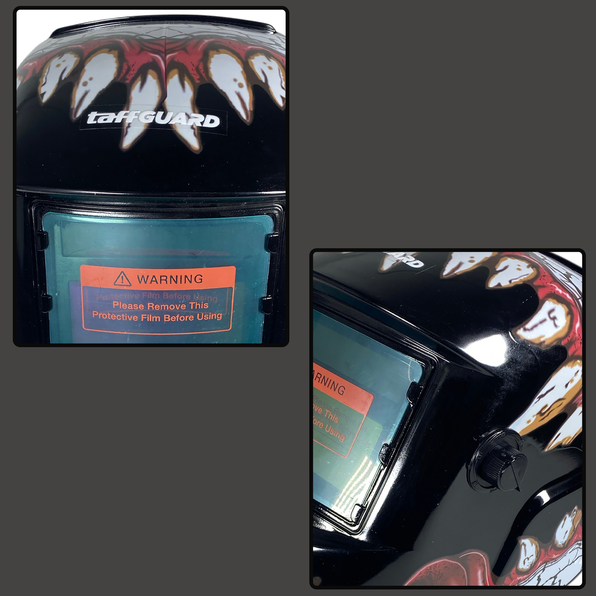 Gambar produk TaffGUARD Helm Las Otomatis Auto Darkening Welding Helmet - HW12 - 2