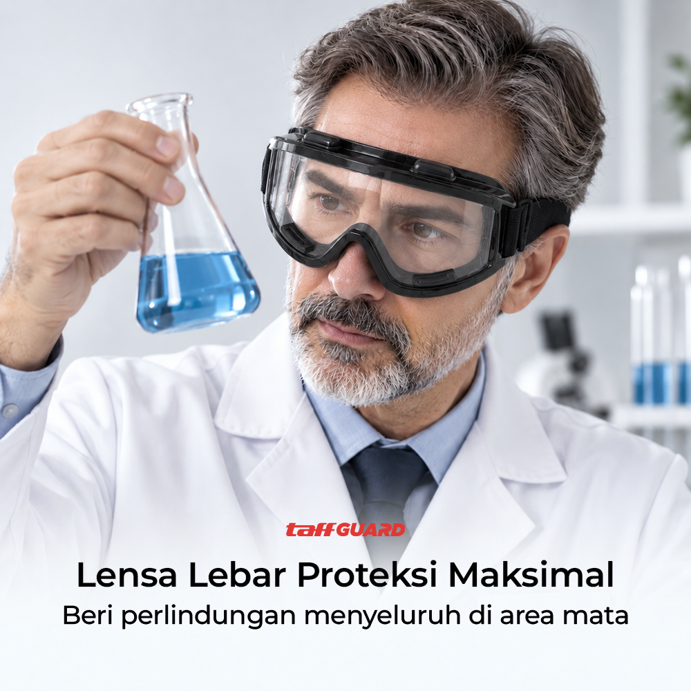 Gambar produk TaffGUARD Kacamata Safety Goggles Work Laboratory Eyewear - ASL-Y - 2