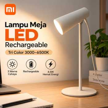 Xiaomi Mijia Lampu Meja Belajar LED Rechargeable Tri Color 4.5W - MJTD05YL