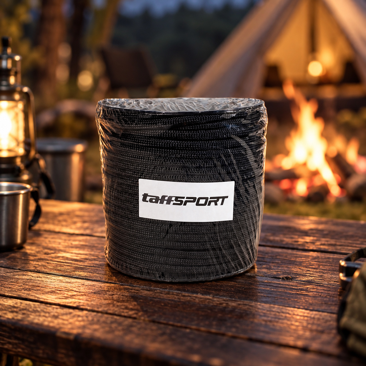Gambar produk TaffSPORT Tali Tenda Paracord Rope Clothes Drying 7 Core 4mm 50M - KO5 - Kemasan