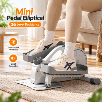 Gambar produk OVOZI Mini Pedal Elliptical Exerciser Sepeda Statis Magnetic 16 Level - SI-10