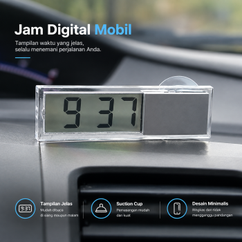 ONEVER Jam Mobil Digital LCD Suction Cup - K-033