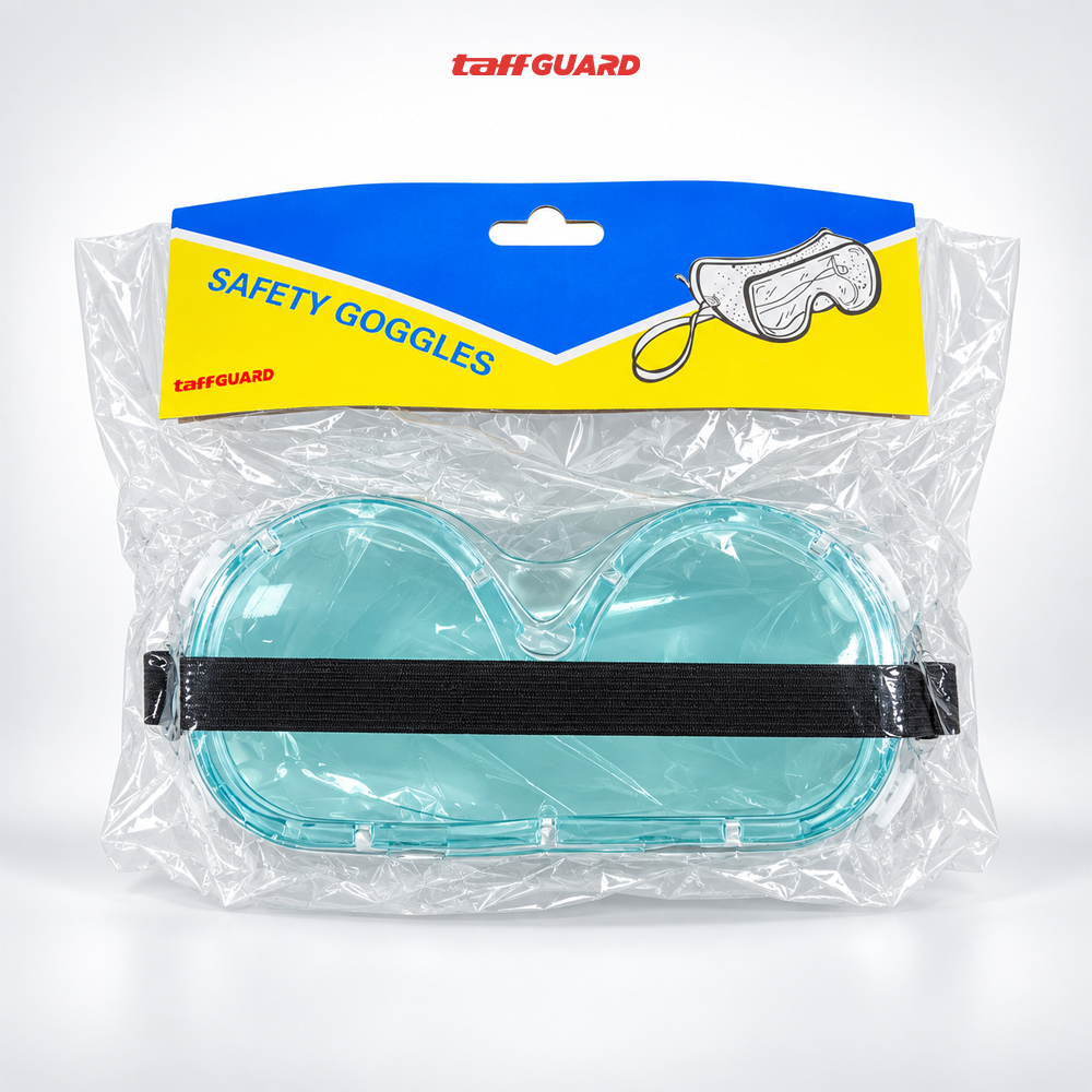 Gambar produk TaffGUARD Kacamata Safety Goggles Work Laboratory Eyewar Anti Fog - R101 - Kemasan
