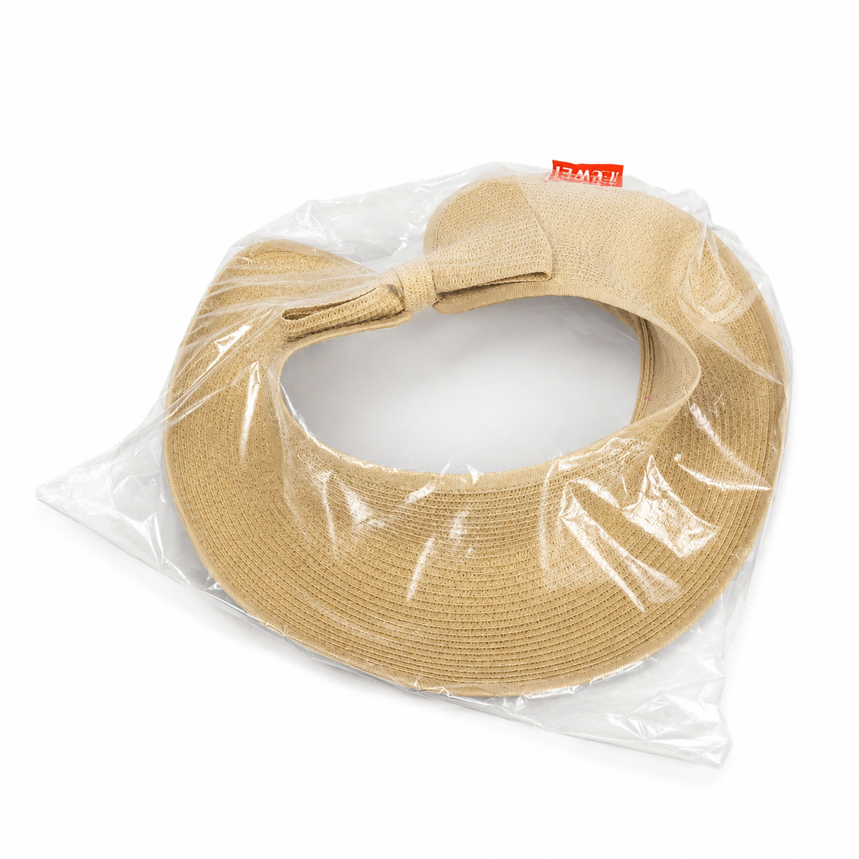 Gambar produk LaMaxPa Topi Pantai Wanita Anti UV Foldable Panama Straw Hat - WJ9024 - Kemasan