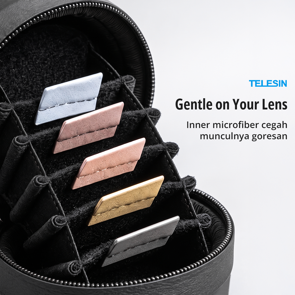 Gambar produk TELESIN Lens Filter Storage Case Action Camera Hard Shell 6 Slot - S6-PRC-17 - 2
