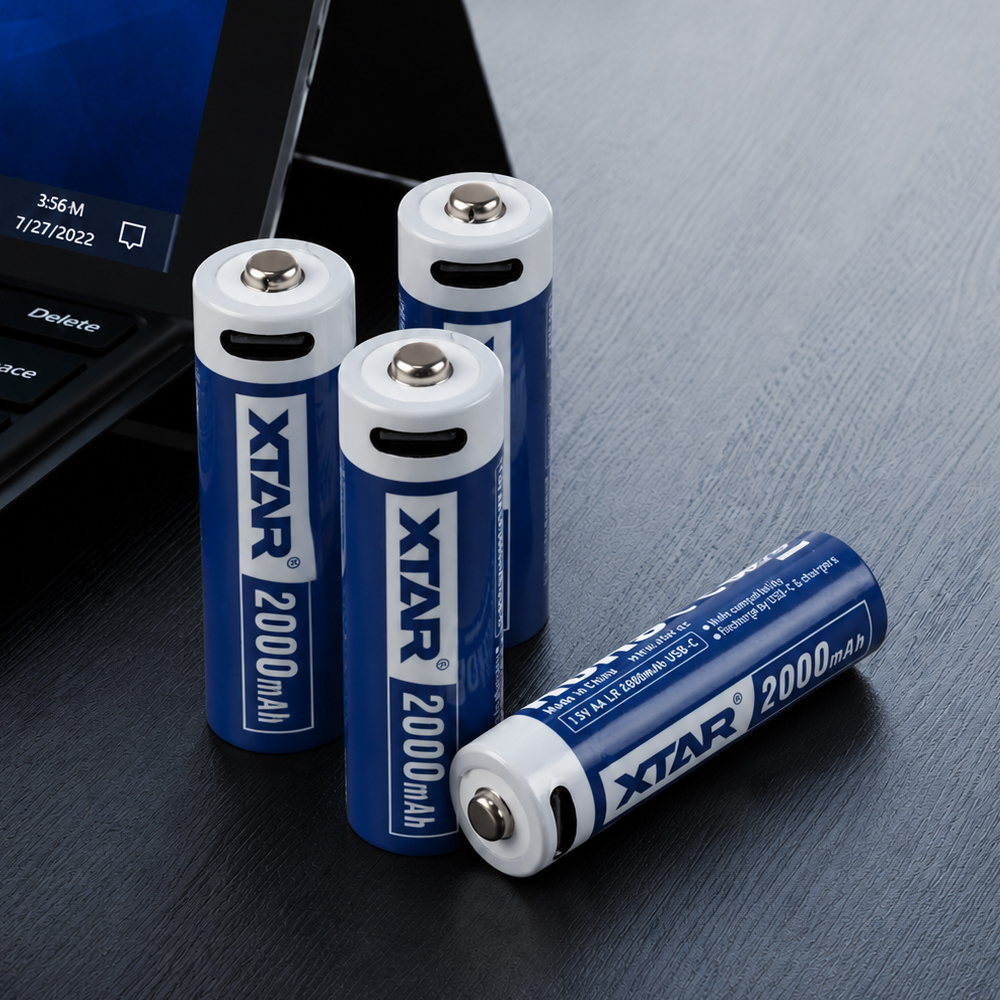 Gambar produk XTAR Baterai Isi Ulang AA Rechargeable Li-Ion Button Top 1.5V 4 PCS 2000mAh - XT-40 - 5