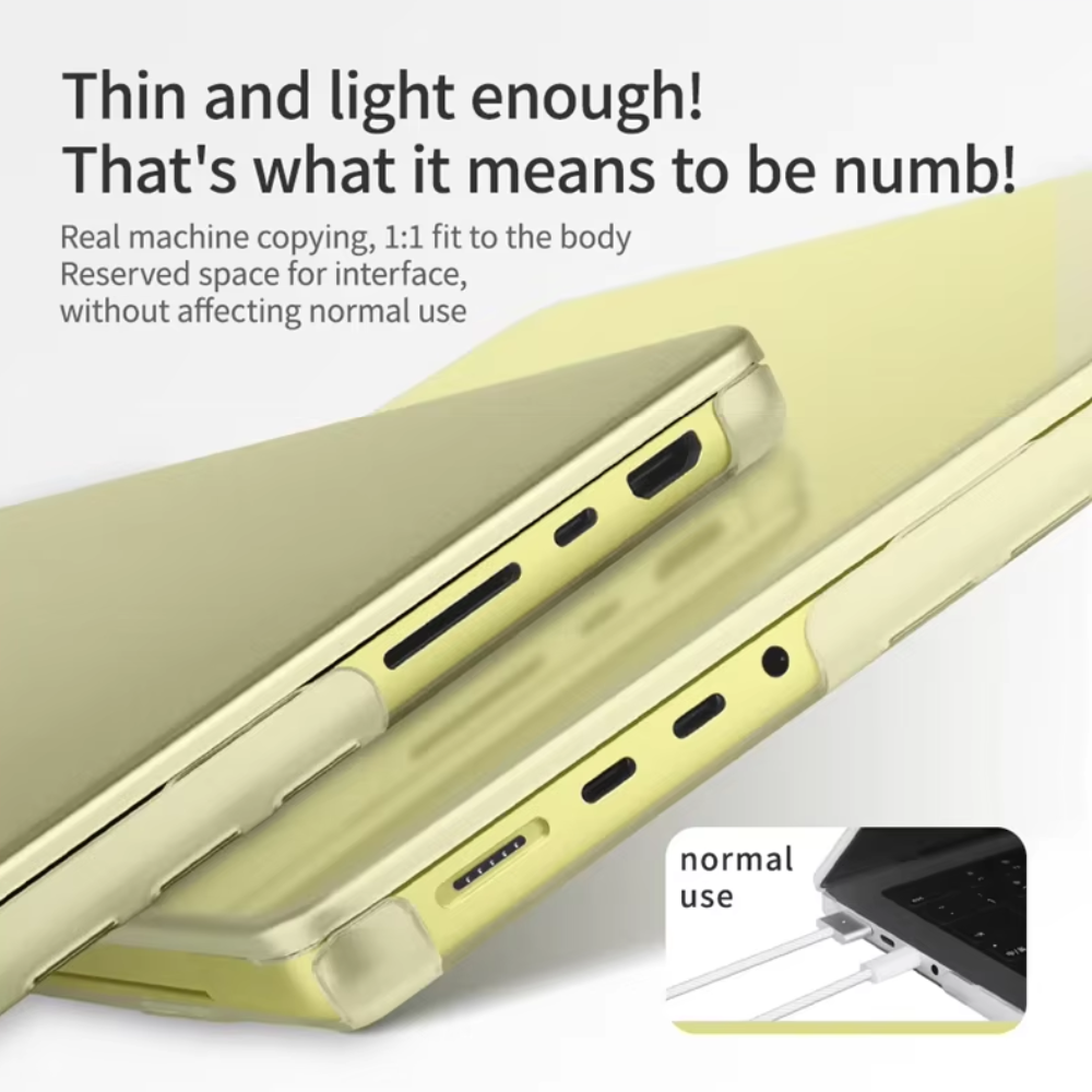 Gambar produk WCOVE Crystal Case Pelindung Laptop Cover MacBook Neo A18 13 Inch - A3404 - 7
