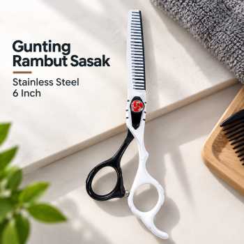 AQIABI Gunting Rambut Sasak Stainless Steel 6 Inch - AQ-6