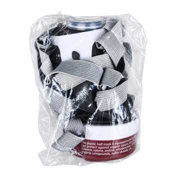 Gambar produk TaffGUARD Masker Gas Respirator Half Face with Activated Carbon Filter - N8305 - Kemasan