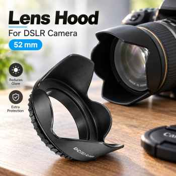 Gambar produk Lens Hood Petal Anti Flare Screw Mount for Kamera DSLR 52mm - L-60