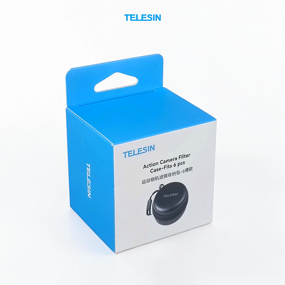 Gambar produk TELESIN Lens Filter Storage Case Action Camera Hard Shell 6 Slot - S6-PRC-17 - Kemasan