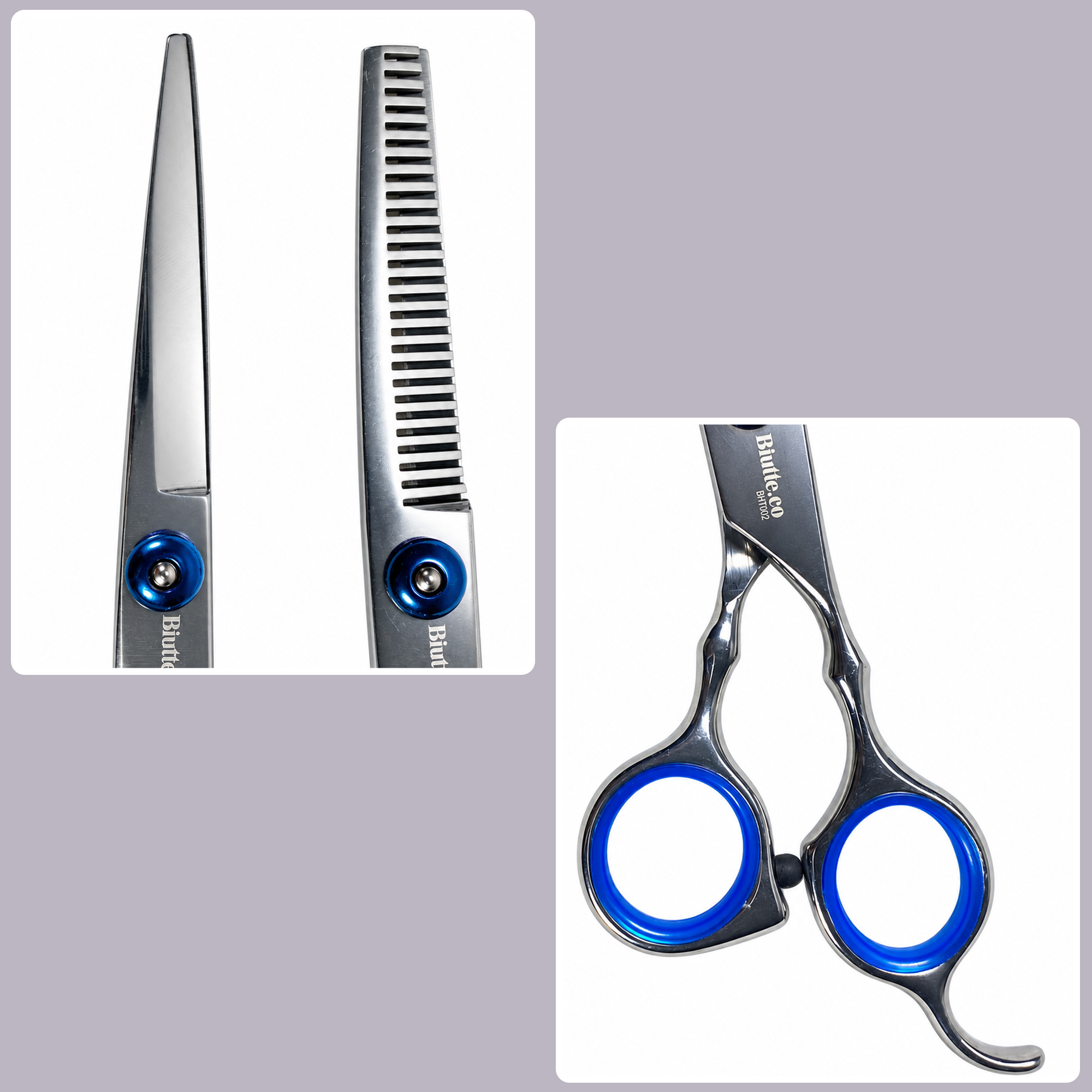Gambar produk Biutte.co Gunting Rambut Salon Set 7in1 Buffing Stainlees Steel 4Cr13 - BHT002 - 2
