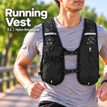 AZELA Hydropack Running Vest Trail Marathon Outdoor Hiking 5L - WP460