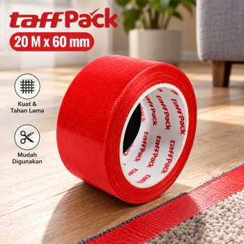 TaffPACK Lakban Kain Karpet Multifungsi Adhesive Cloth Tape Writable - 23OU