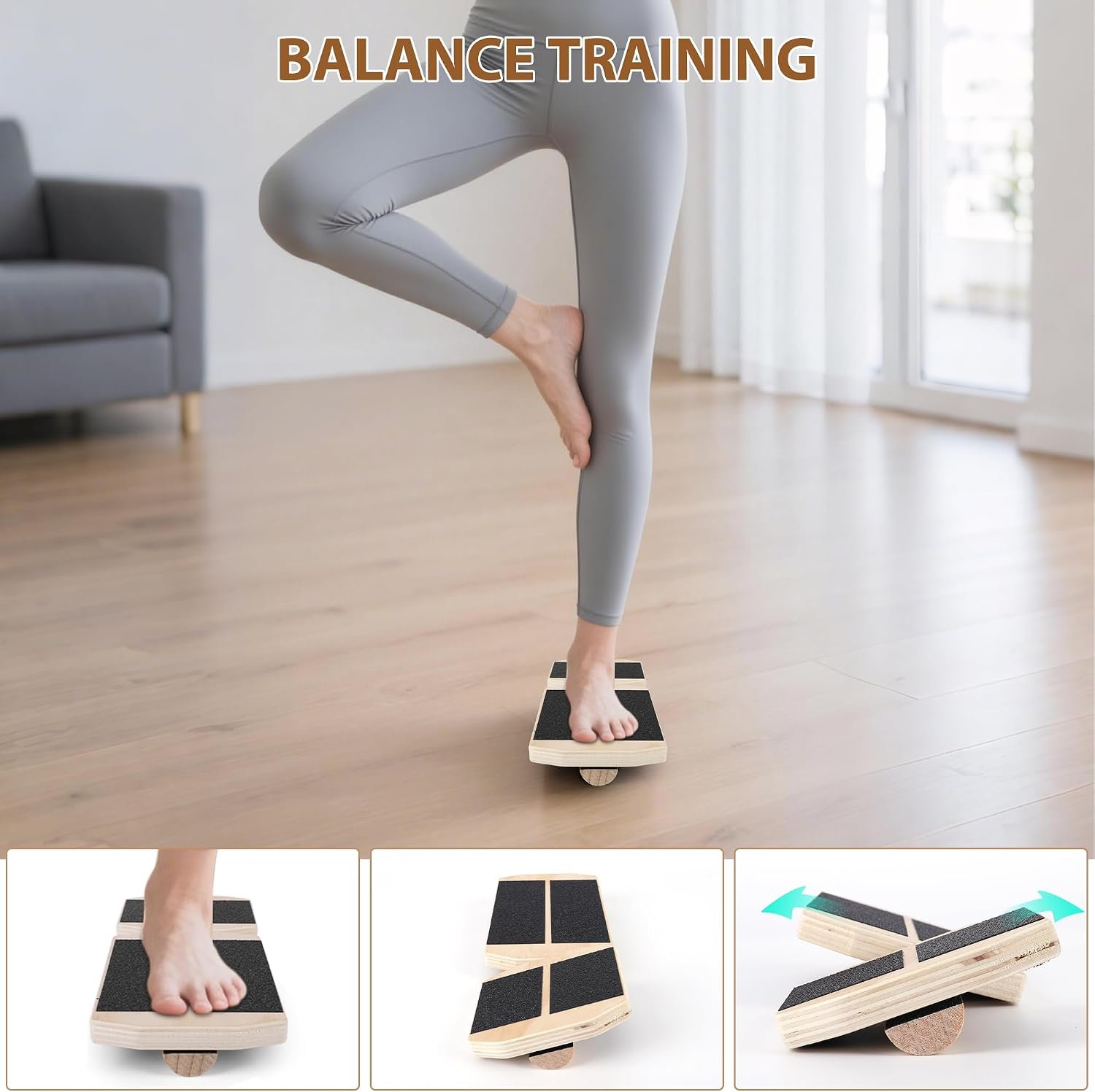 Gambar produk Anyfite Latihan Kaki Ankle Balance Board Ballet Yoga Foot Trainer - WW-10 - 1