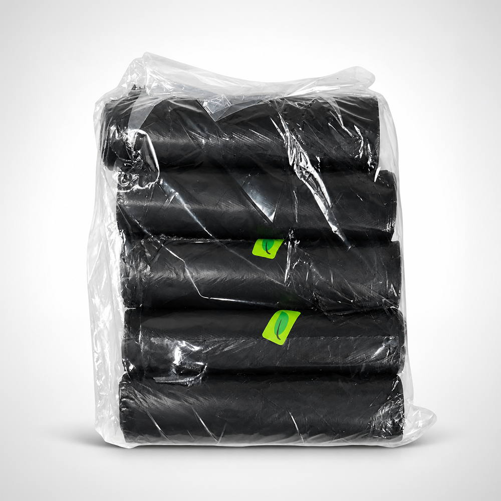Gambar produk TRASU Kantong Plastik Sampah Disposable Trash Bag 45x55cm 100 PCS - TR-45 - Kemasan