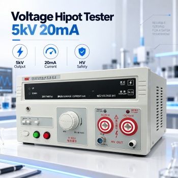Rektest Withstand Voltage Hipot Tester Digital Display 5kV 20mA - RK2672AM