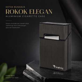 Gambar produk Firetric Kotak Bungkus Rokok Elegan Aluminium Cigarette Case - JD-EH006