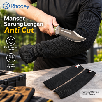 Gambar produk Rhodey Manset Sarung Lengan Pelindung Anti Sayat Polyethylene Fiber - SYLC-HB001