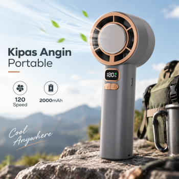 Gambar produk BSIDE Kipas Angin Portable Genggam 120 Speed Mini Cooling Fan 2000mAh - M6