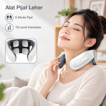 U-Kiss Alat Pijat Leher Elektrik Terapi Bahu TENS Neck Massager - PK-718