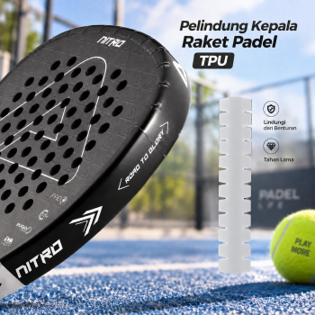 AMSport Pelindung Kepala Frame Raket Padel TPU Head Guard Tape - BTR42