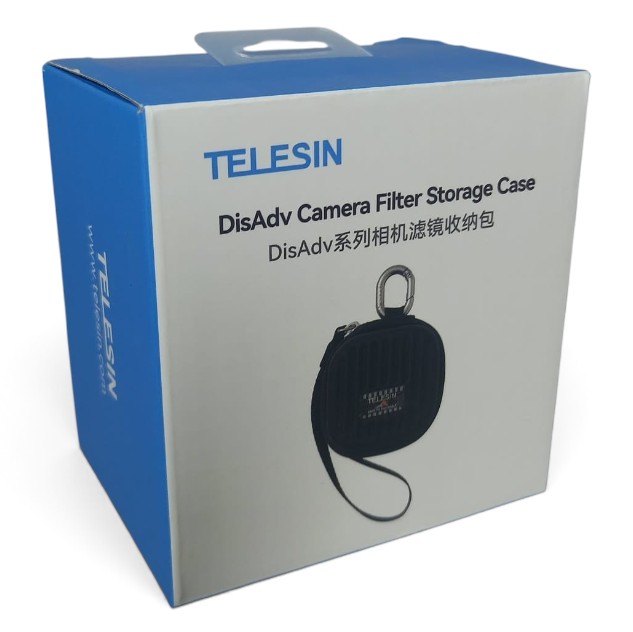 Gambar produk TELESIN Lens Filter Storage Case Action Camera Hard Shell 6 Slot - S6-PRC-29BK - Kemasan