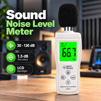 Xima Sound Noise Level Meter Digital Alat Pengukur Suara 30-130dB - AS804
