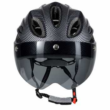 Gambar produk TaffSPORT Helm Sepeda Road Bike Visor Helmet 18 Vent LED Backlight - U30 - 1