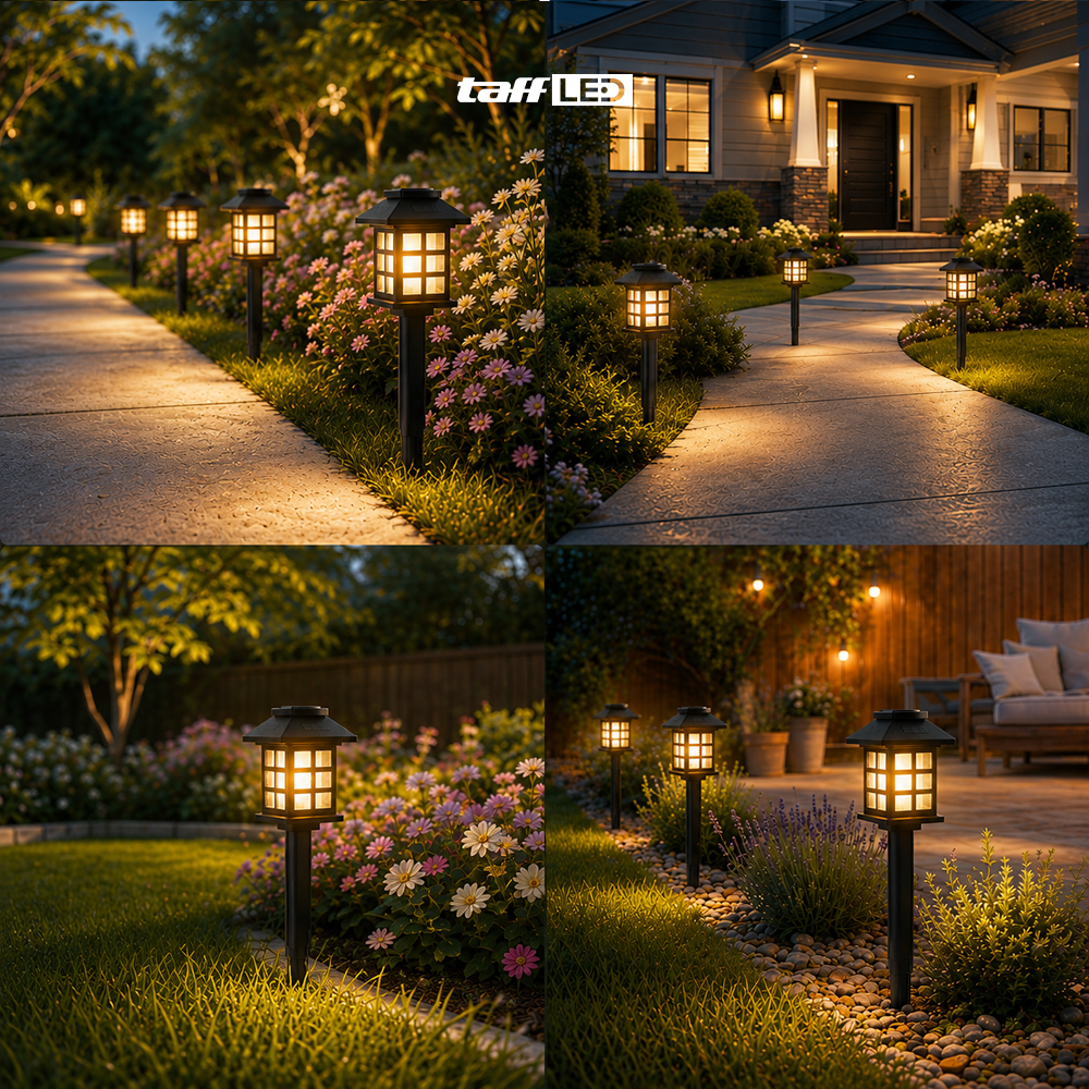 Gambar produk TaffLED Lampu Taman Outdoor Tancap Solar Panel Warm White 3000K 0.25W - EM300 - 6