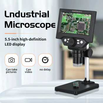Gambar produk Taffware Mikroskop Digital 10 MP Pembesaran 1000X 5.5 Inch LED Display - G5