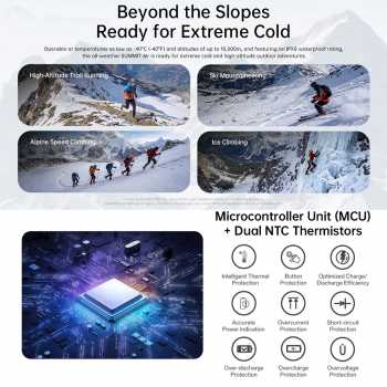 Gambar produk NITECORE Power Bank 8000mAh PD QC 3.0 IPX8 USB Type C RGB 22.5W - SUMMIT Air - 6