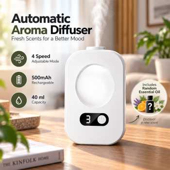 Gambar produk AURA Diffuser Automatic Essential Scent Aromatherapy 40 ml with Oil - V02