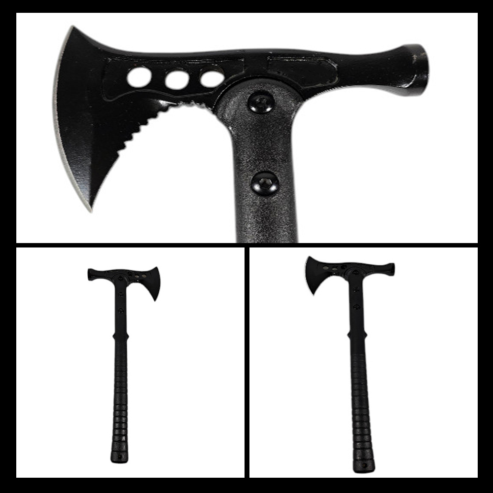 Gambar produk SHOOTEY Kapak Pemotong Kayu dengan Palu 2in1 Anti Slip Aluminium Alloy - JHD-A018 - 1