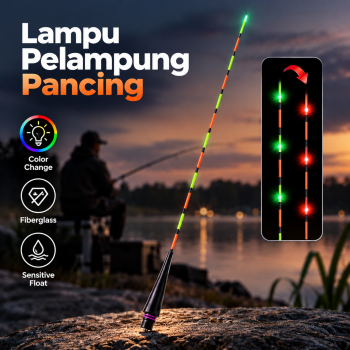 RUMBU Lampu Pelampung Pancing Luminous LED Floating Tail 22cm - KZ70
