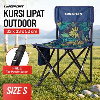 Gambar produk TaffSPORT Kursi Lipat Outdoor Camping Portable Oxford Folding Chair S - OL3336